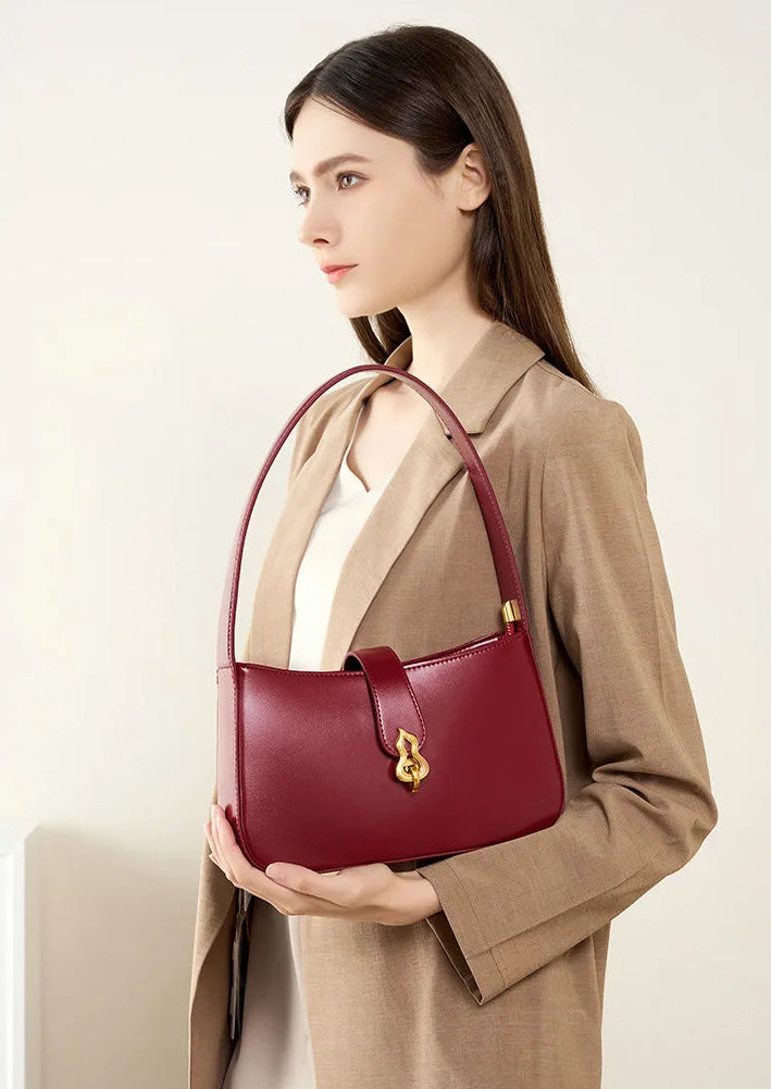 Sovereign Premium Cowhide Elegant Underarm Shoulder Bag
