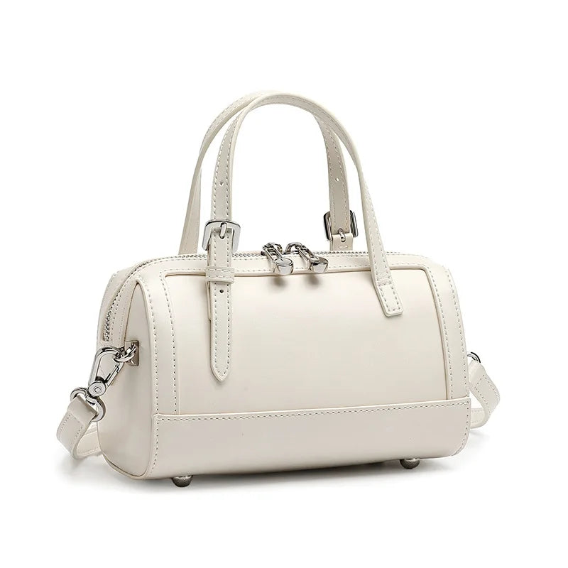 Emperor Genuine Leather Structured Vintage Satchel