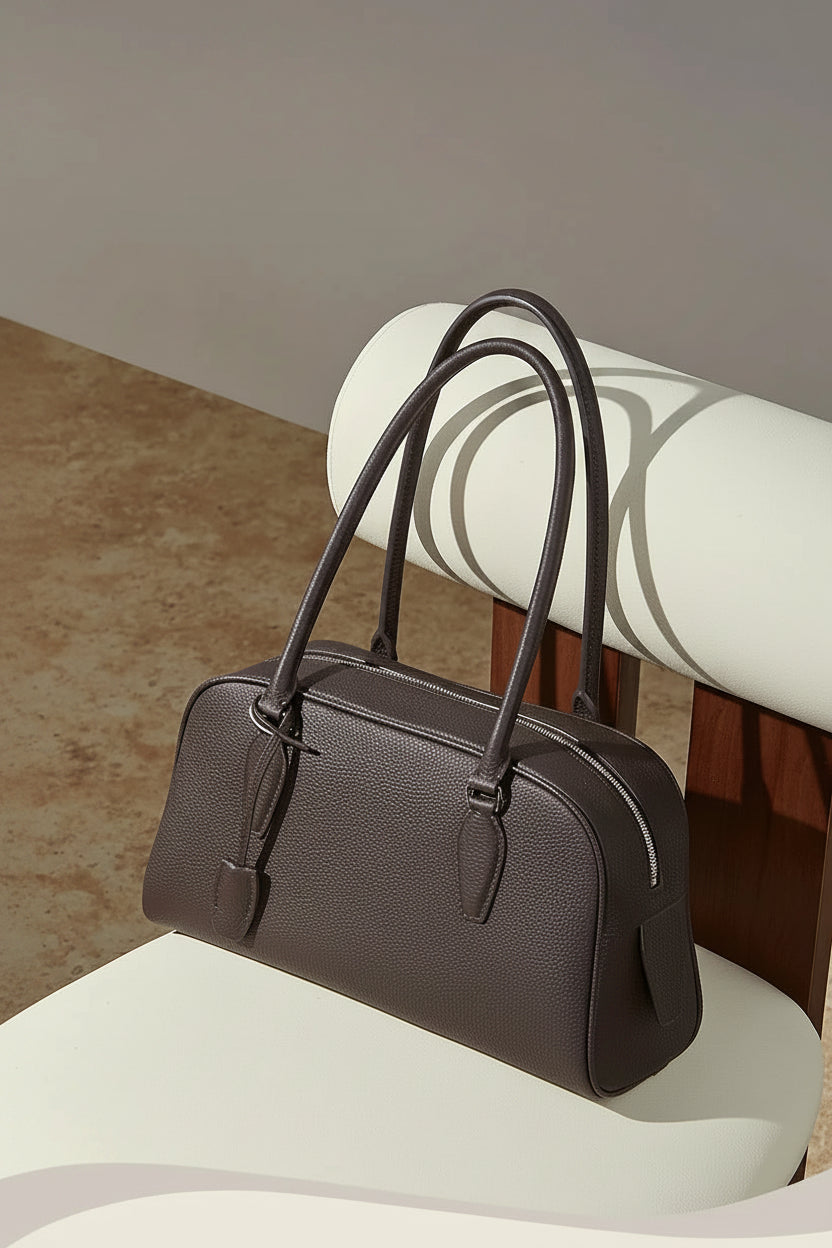 Dynasty Genuine Leather Large Capacity Underarm Tote