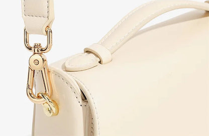 Aura Genuine Leather Top-Handle Saddle Bag