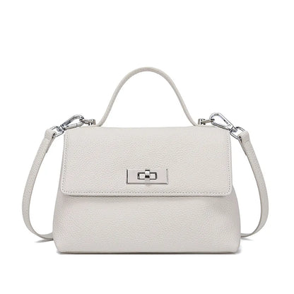Aura Genuine Leather Minimalist Statement Bag