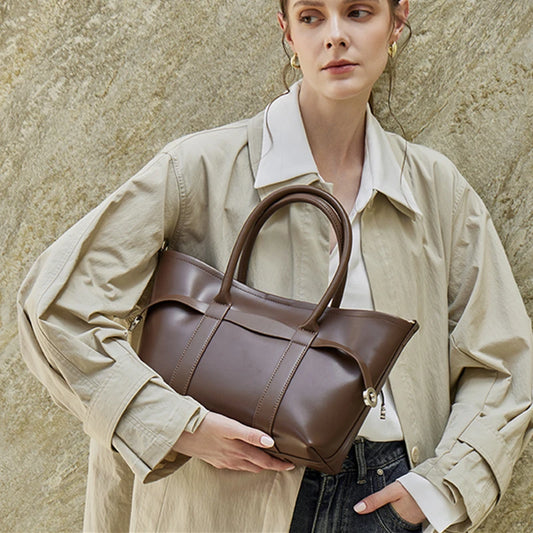 Urban Premium Cowhide Spacious Commuter Shoulder Bag