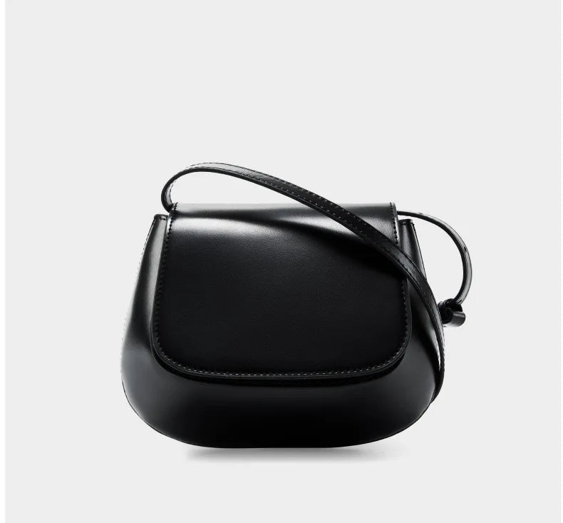 Charming Genuine Leather Minimalist Small Shoulder Bag