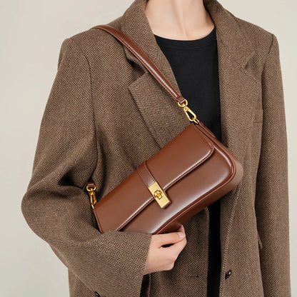 Majesty Premium Leather Classic Commuter Crossbody Bag