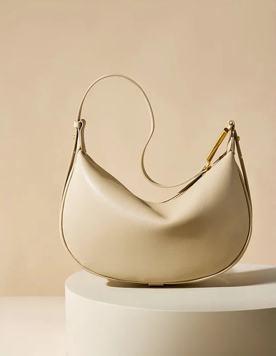 Imperial Premium Cowhide Spacious Minimalist Crossbody Bag