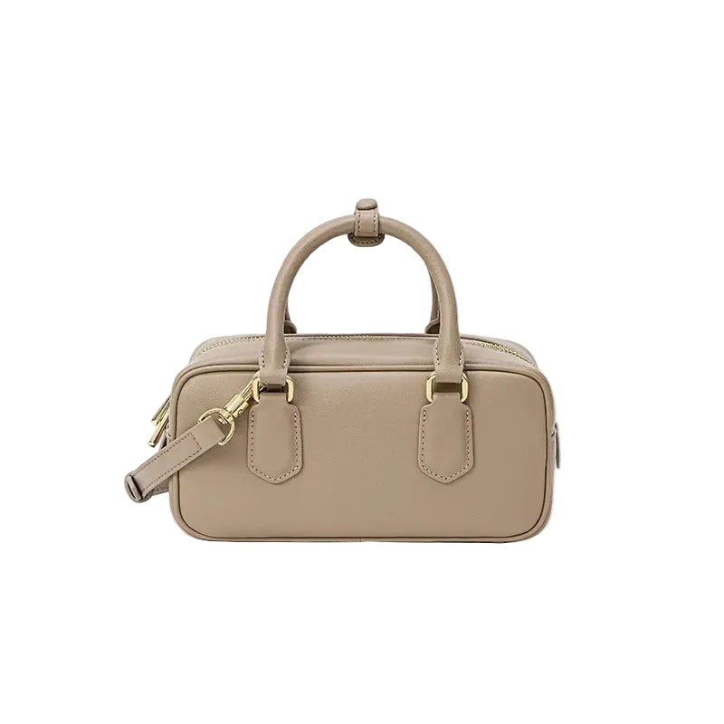 Genuine Leather Vintage Boston Bowling Bag