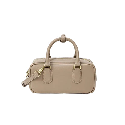 Genuine Leather Vintage Boston Bowling Bag