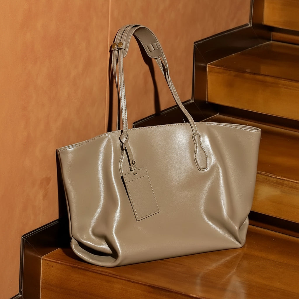 Genuine Leather Luxury Shoulder Tote Bag
