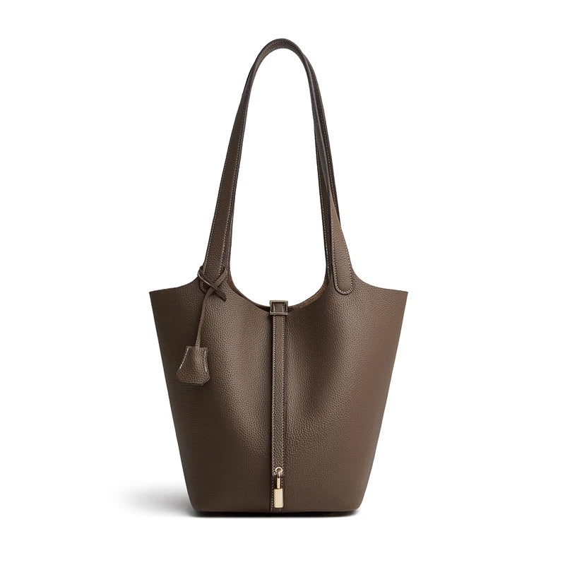 Timeless Genuine Leather Designer Tote Bag