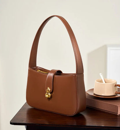 Sovereign Premium Cowhide Elegant Underarm Shoulder Bag