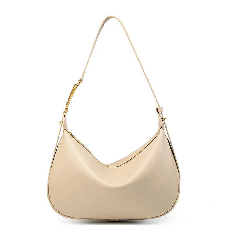 Imperial Premium Cowhide Spacious Minimalist Crossbody Bag