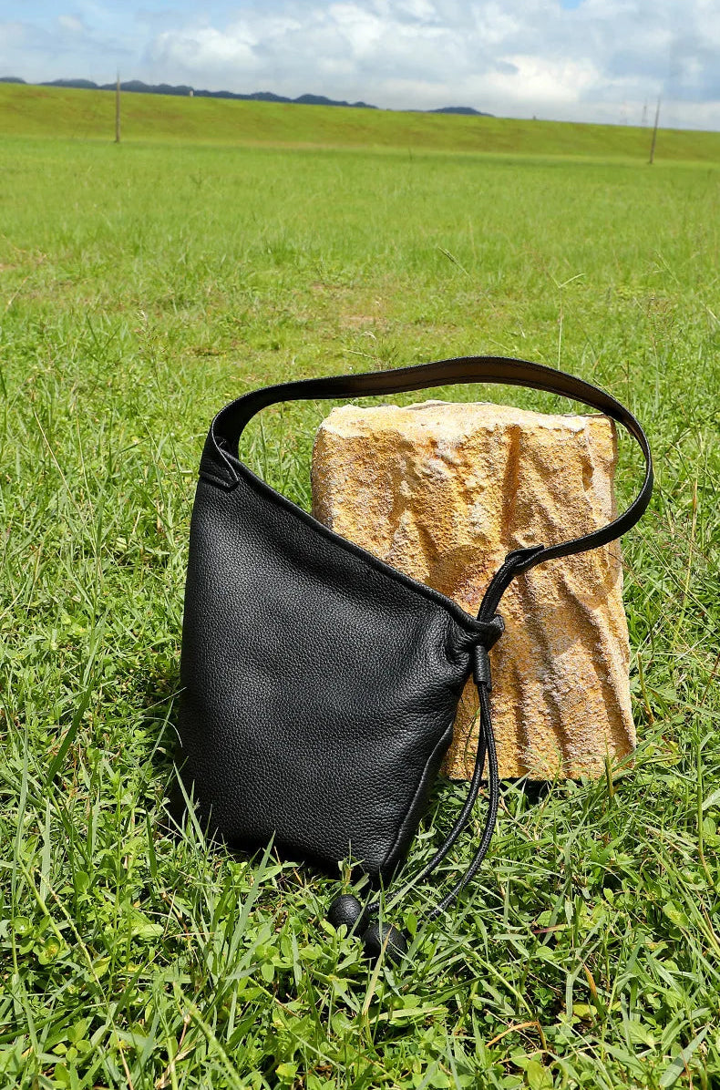 Zephyr Genuine Leather Sloping Contour Hobo