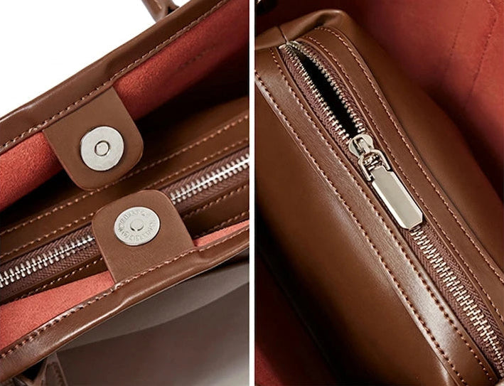 Urban Premium Cowhide Spacious Commuter Shoulder Bag