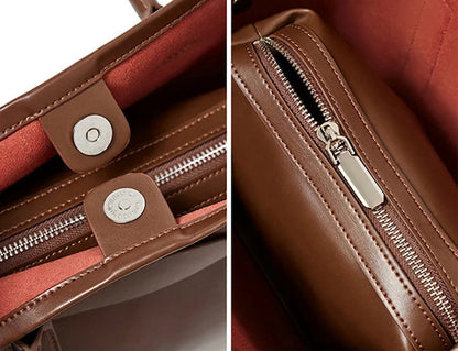 Urban Premium Cowhide Spacious Commuter Shoulder Bag