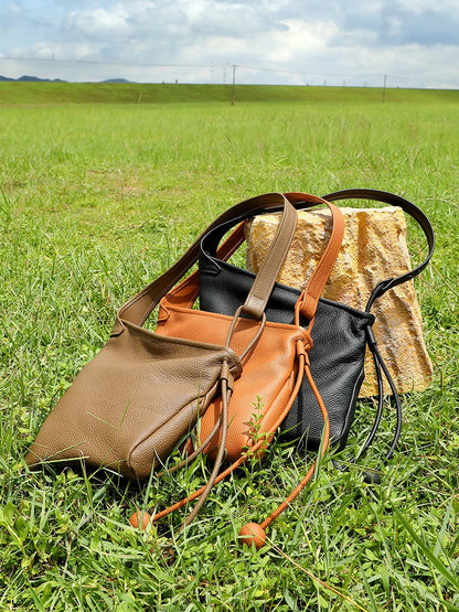 Zephyr Genuine Leather Sloping Contour Hobo