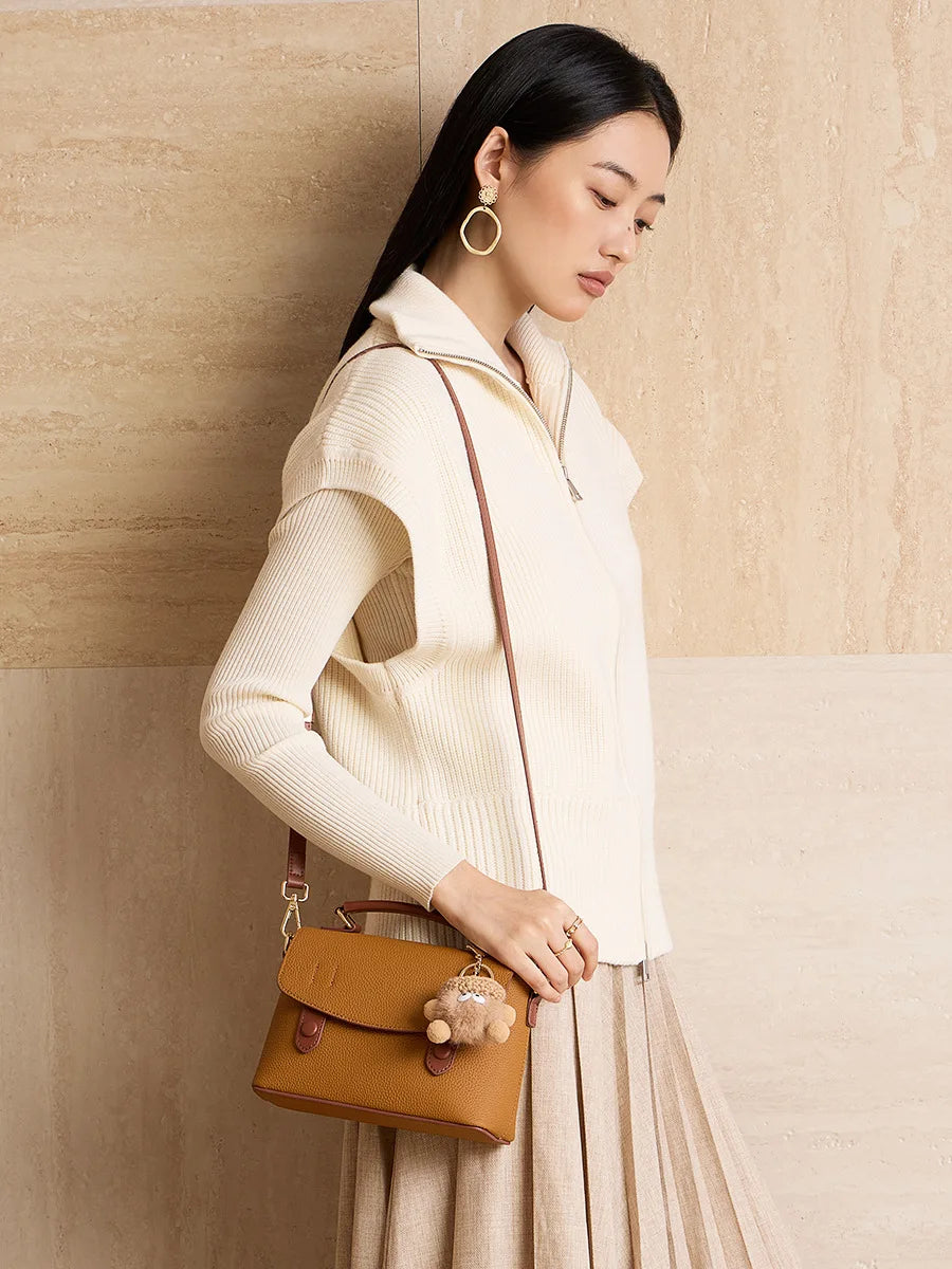 Aura Genuine Leather Mini Cross body Bag