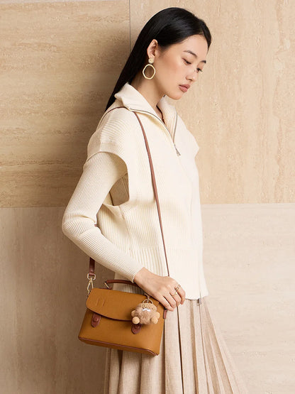 Aura Genuine Leather Mini Cross body Bag
