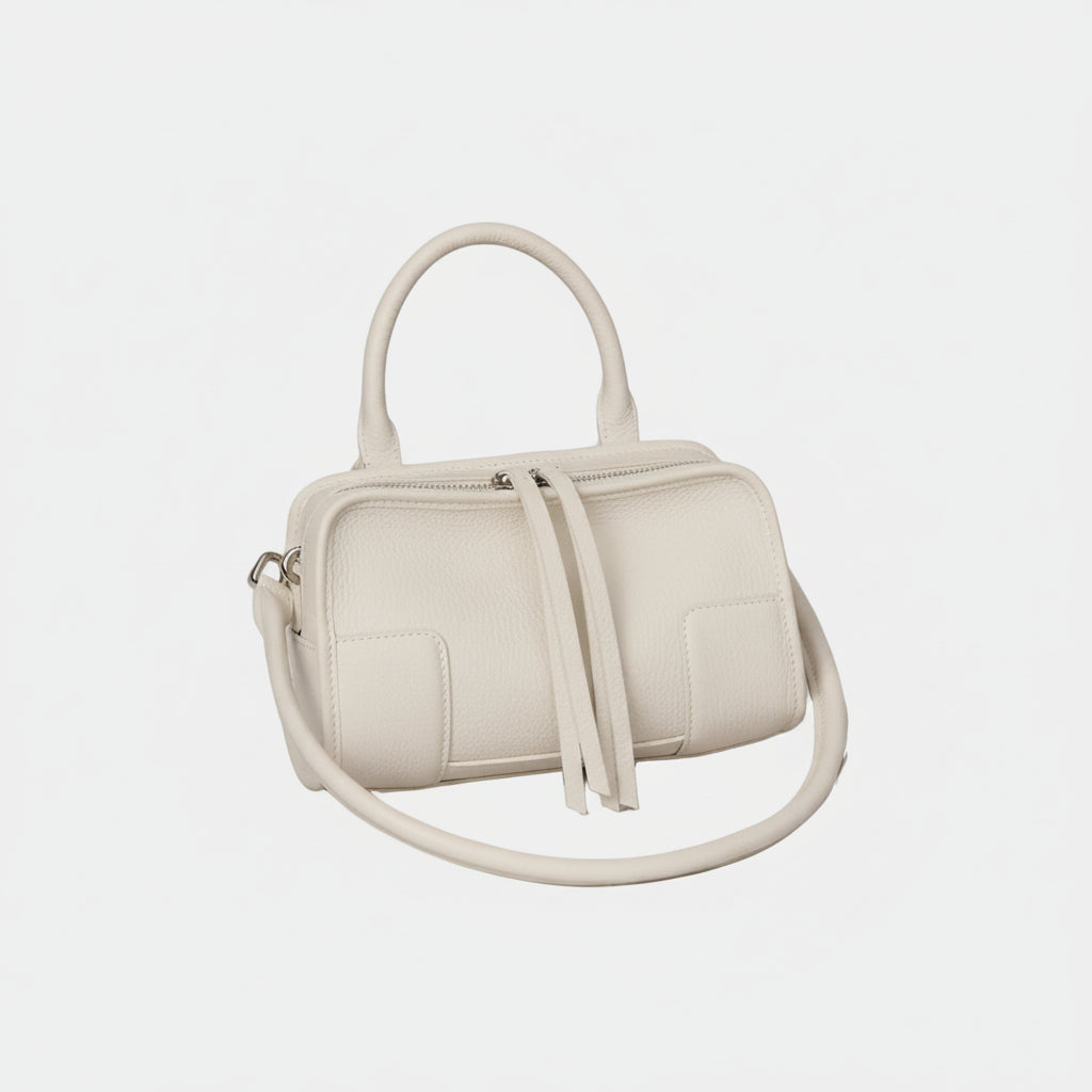 Aura Premium Genuine Leather Boxy Cross body Bag