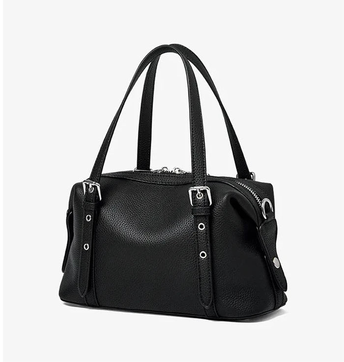 Elysian Genuine Leather Convertible Mini Satchel