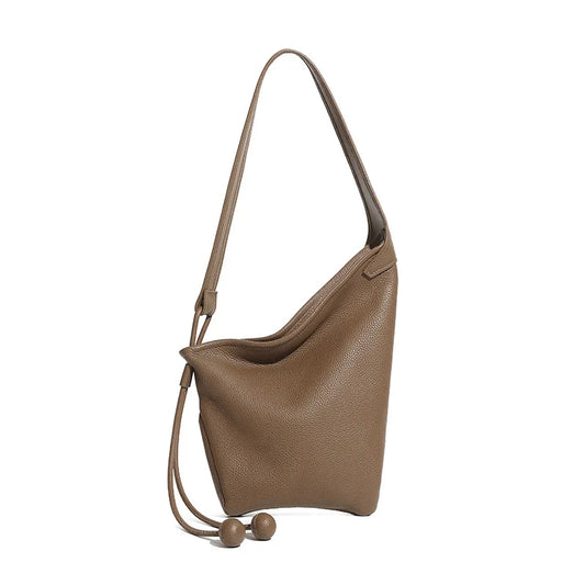 Zephyr Genuine Leather Sloping Contour Hobo
