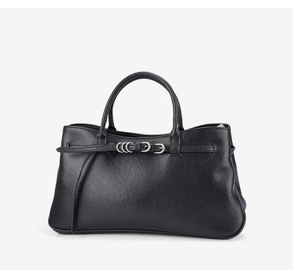 Monarch Genuine Leather Retro Style Everyday Handbag