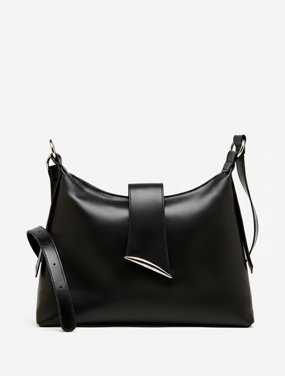 Aura Genuine Leather Milano Curved Shoulder Bag