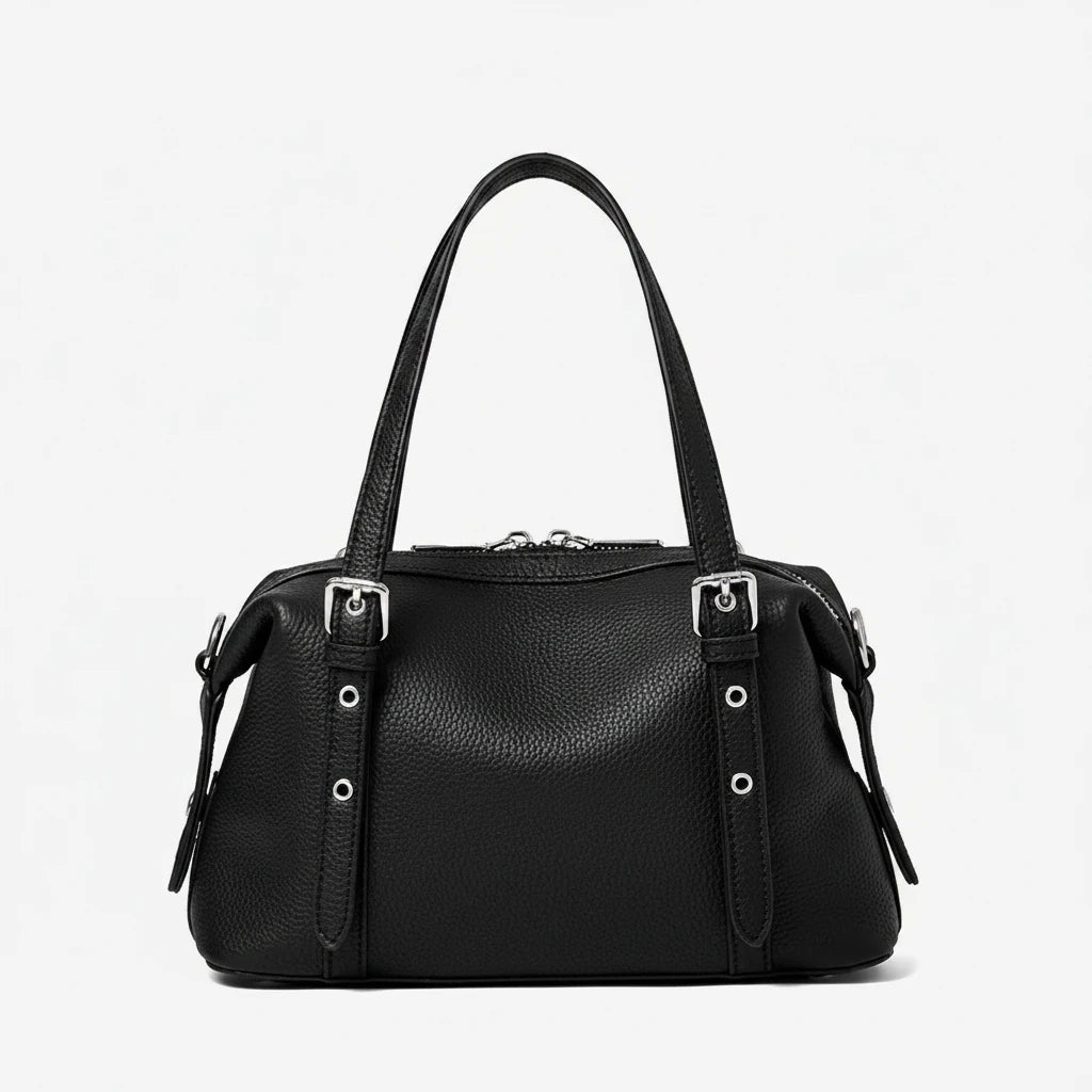 Elysian Genuine Leather Convertible Mini Satchel