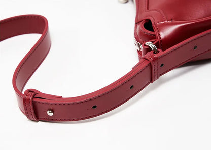 Celestial Genuine Leather Minimalist Luxury Flap Tote