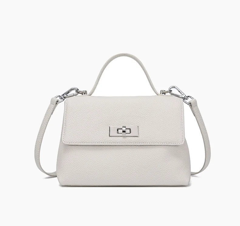 Aura Genuine Leather Minimalist Statement Bag