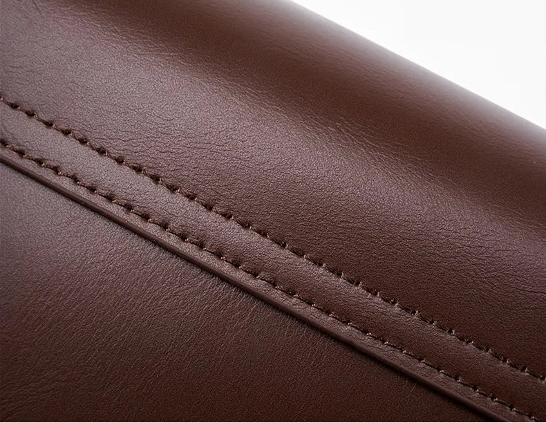 Aura Genuine Leather Luxury Small Square Crossbody Bag