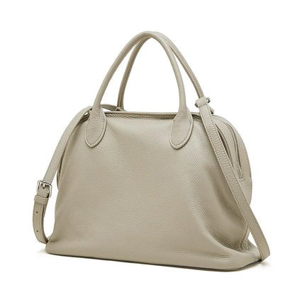 Aura Genuine Leather Fluid Silhouette Tote