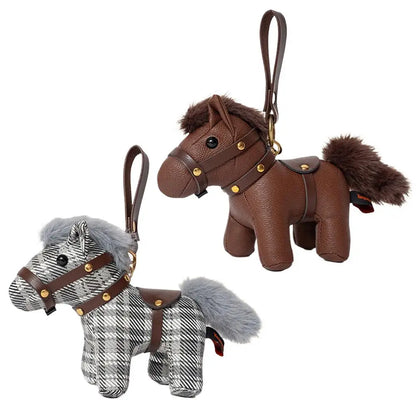 Handcrafted Genuine Leather Horse Charm