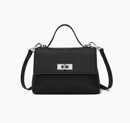 Aura Genuine Leather Minimalist Statement Bag