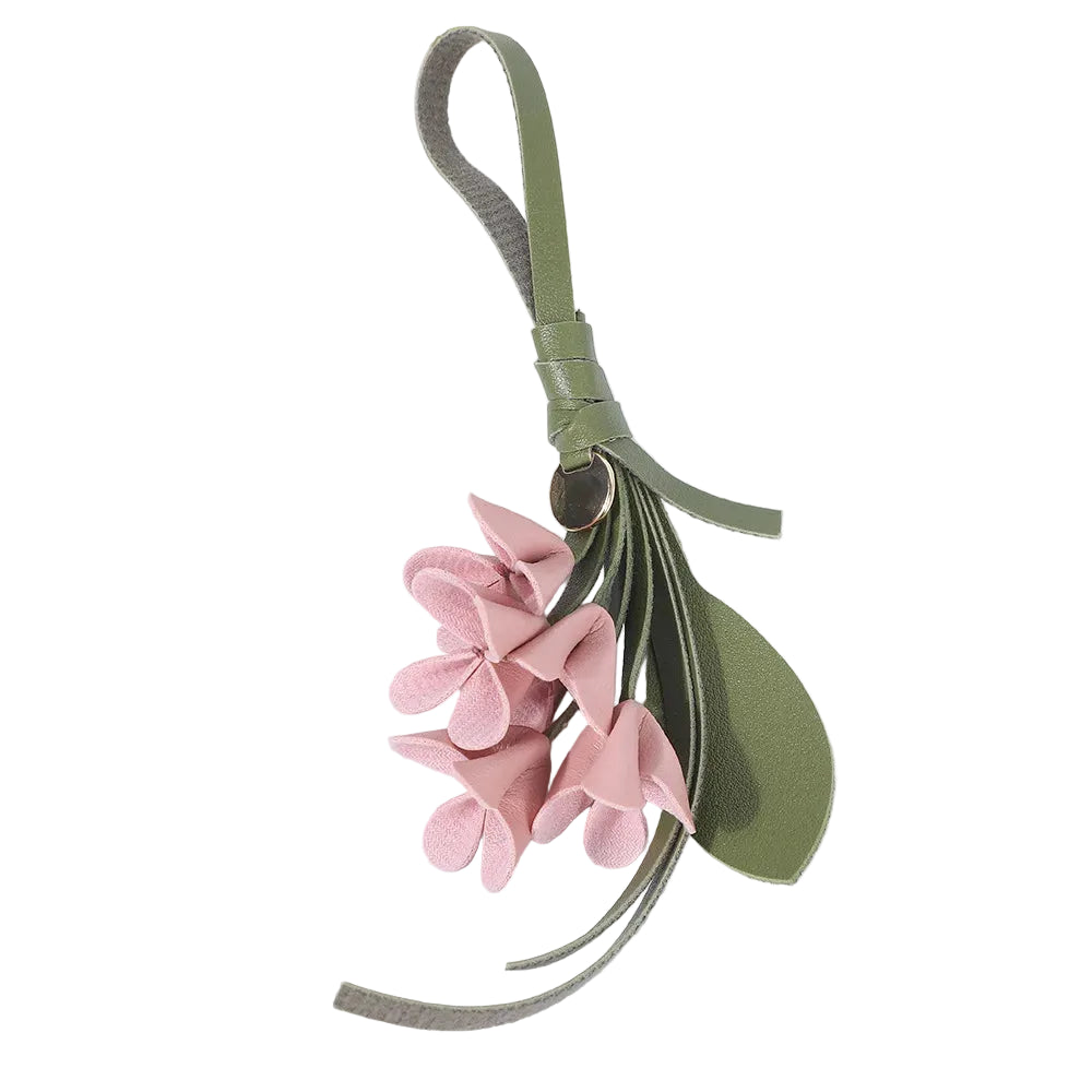 Elegant Flower Bag Charm