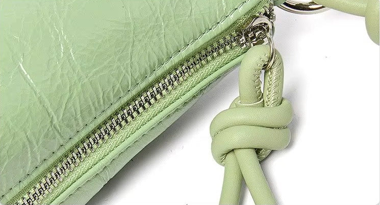 Premium Half Moon Leather Shoulder Handbag