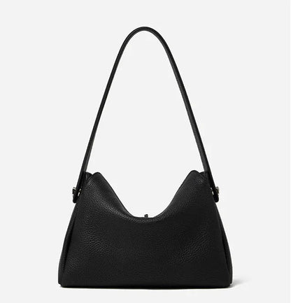 Vesper Genuine Leather Turn-Lock Contour Hobo