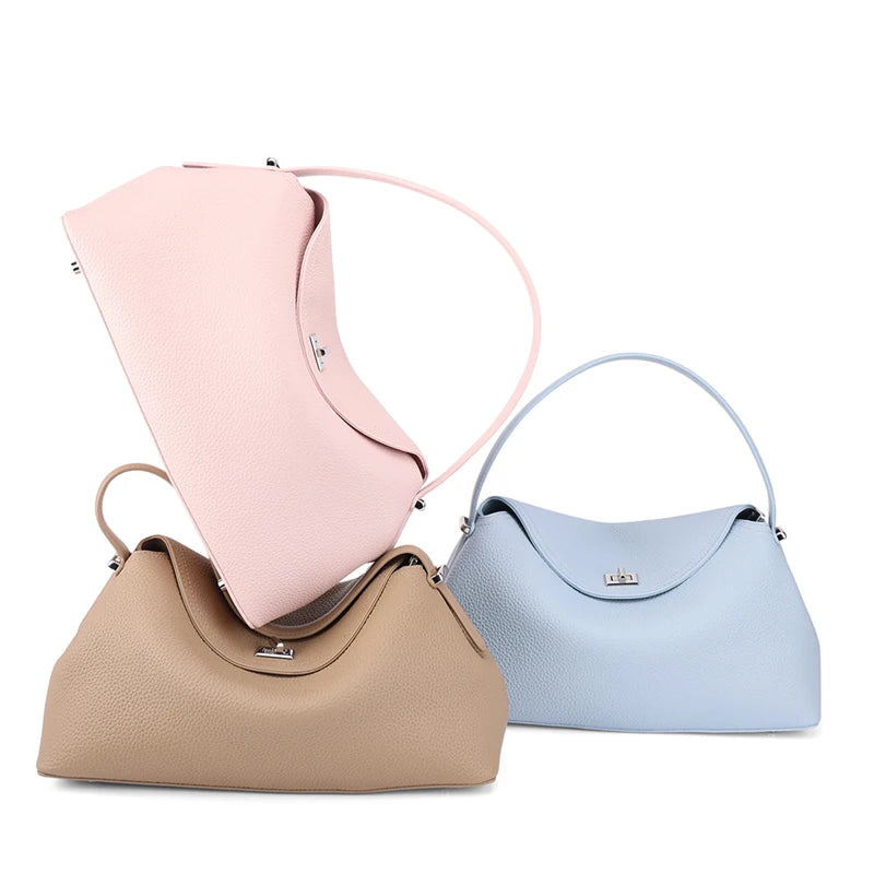 Genuine Leather Retro Handbag