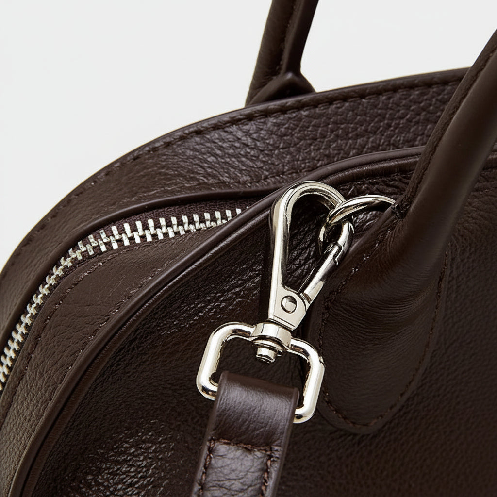 Aura Genuine Leather Fluid Silhouette Tote