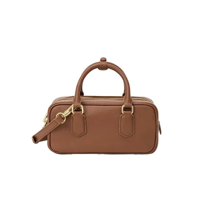 Genuine Leather Vintage Boston Bowling Bag
