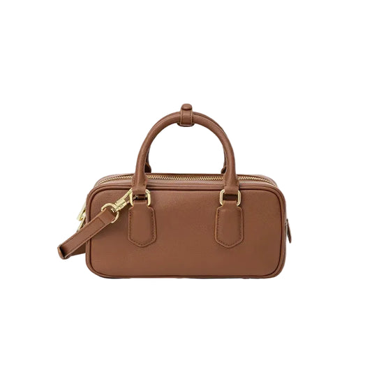 Genuine Leather Vintage Boston Bowling Bag