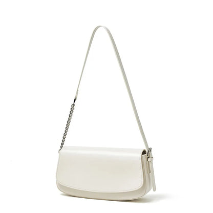 Nova Genuine Leather Asymmetric Strap Underarm Bag