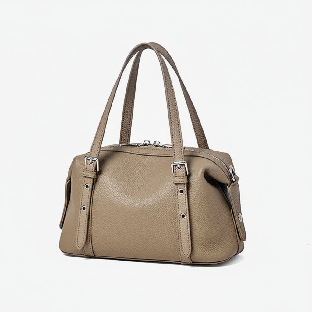 Elysian Genuine Leather Convertible Mini Satchel