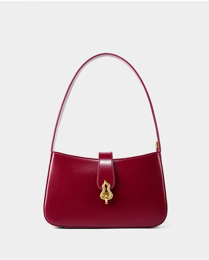Sovereign Premium Cowhide Elegant Underarm Shoulder Bag