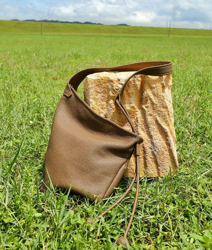 Zephyr Genuine Leather Sloping Contour Hobo