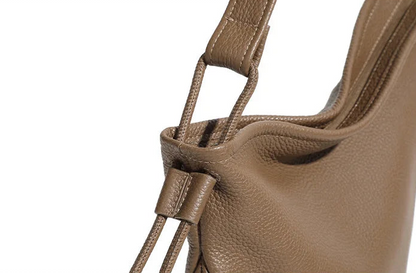 Zephyr Genuine Leather Sloping Contour Hobo