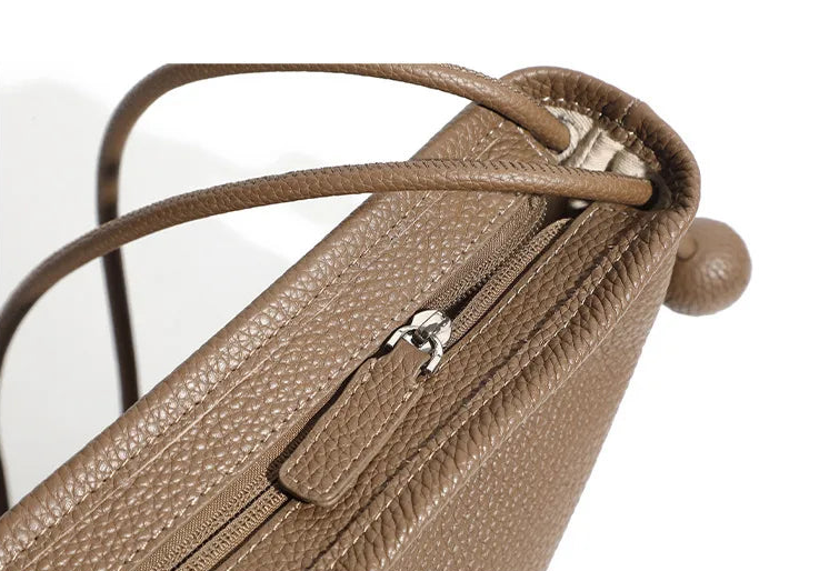 Zephyr Genuine Leather Sloping Contour Hobo