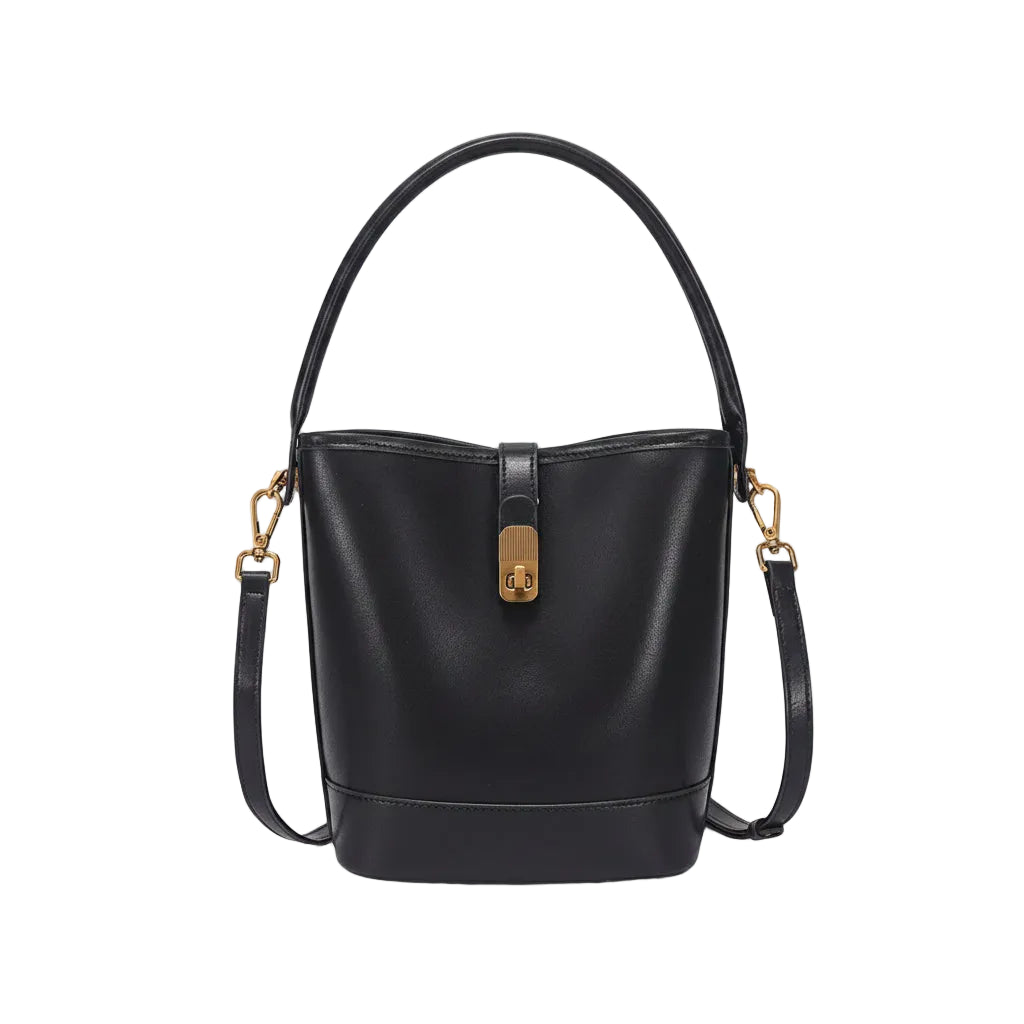 Genuine Leather Luxury Bucket Handbag
