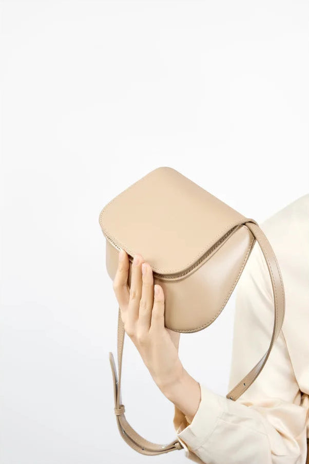 Charming Genuine Leather Minimalist Small Shoulder Bag