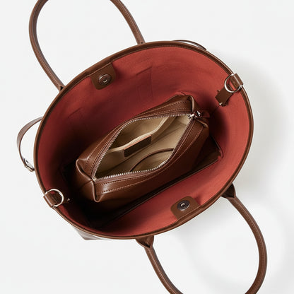 Urban Premium Cowhide Spacious Commuter Shoulder Bag