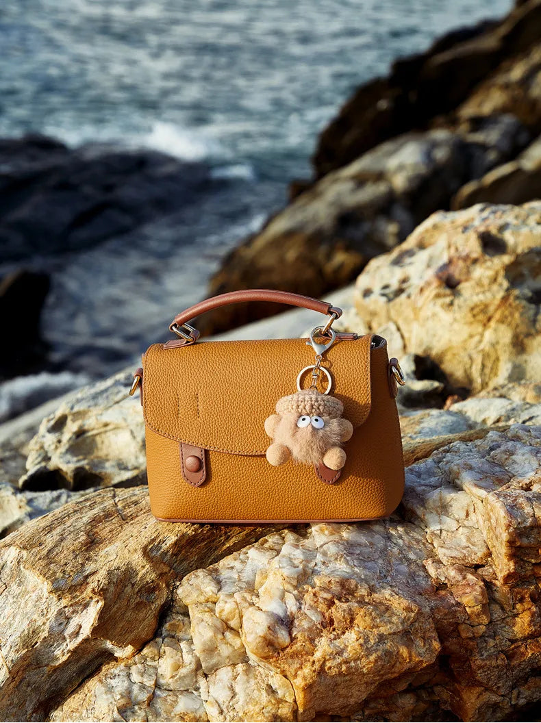 Aura Genuine Leather Mini Cross body Bag